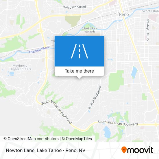 Mapa de Newton Lane