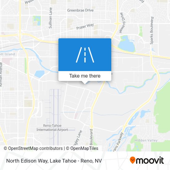 North Edison Way map
