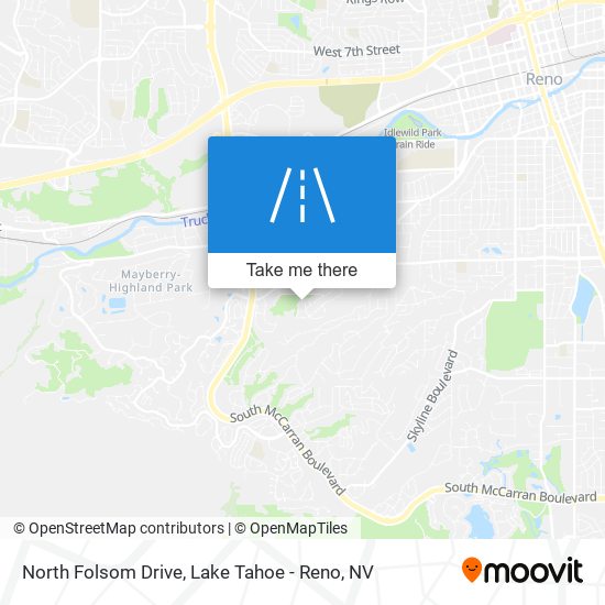 Mapa de North Folsom Drive
