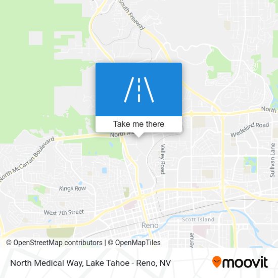 North Medical Way map