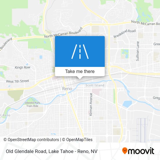 Old Glendale Road map