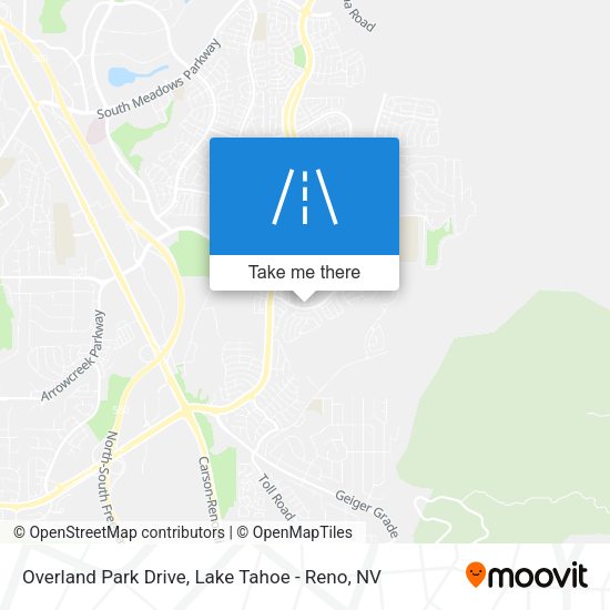 Mapa de Overland Park Drive