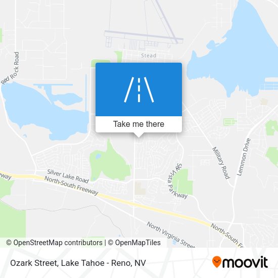 Ozark Street map
