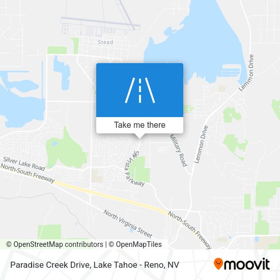 Paradise Creek Drive map