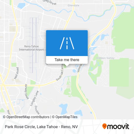 Park Rose Circle map
