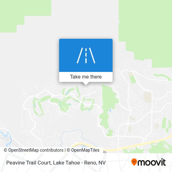 Peavine Trail Court map