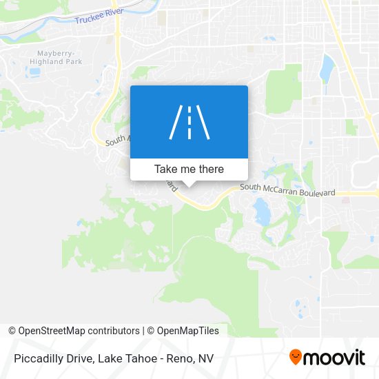 Piccadilly Drive map