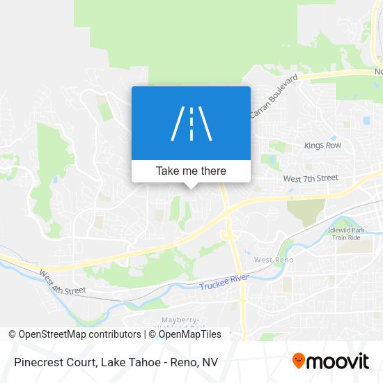 Mapa de Pinecrest Court