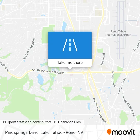 Pinesprings Drive map
