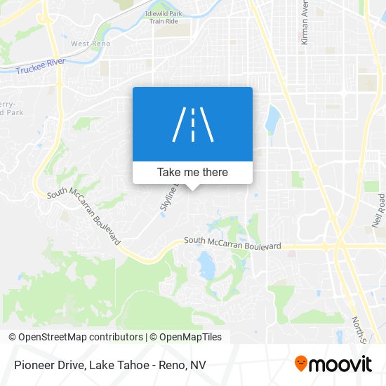 Pioneer Drive map