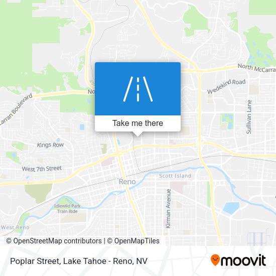 Mapa de Poplar Street