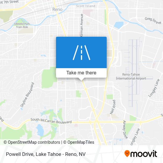 Powell Drive map