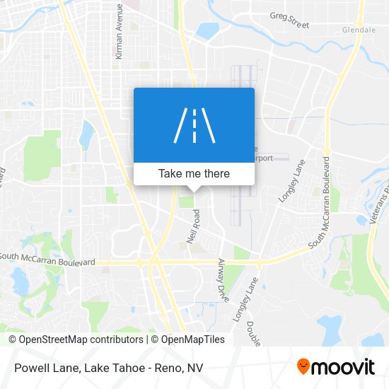 Powell Lane map
