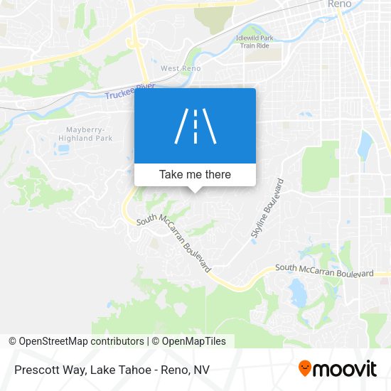 Mapa de Prescott Way