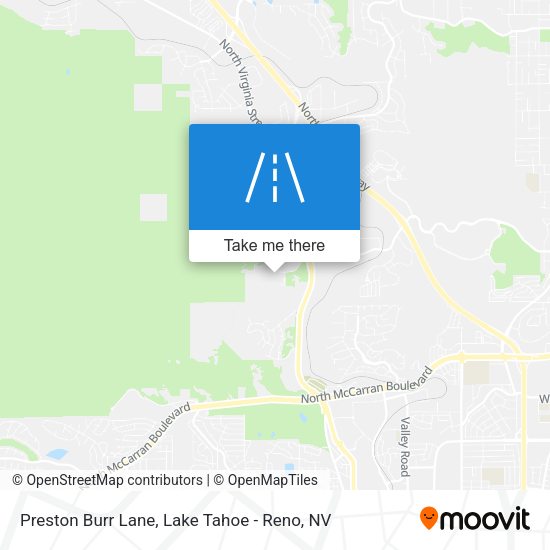 Preston Burr Lane map