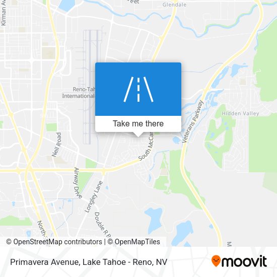 Primavera Avenue map