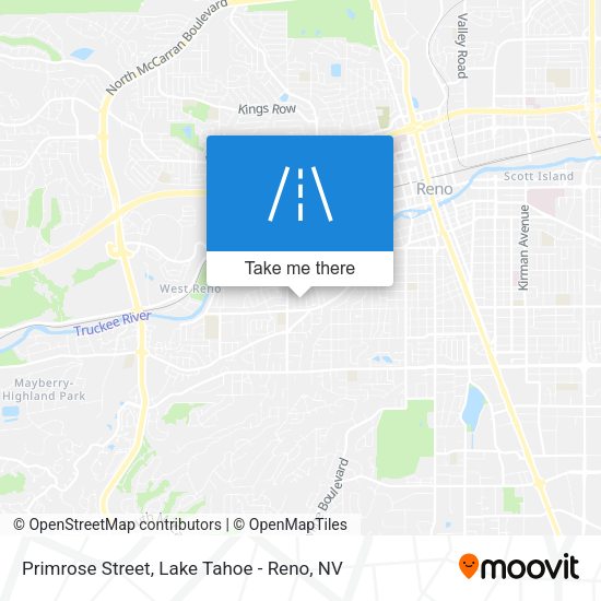 Primrose Street map
