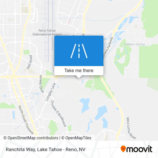 Ranchita Way map