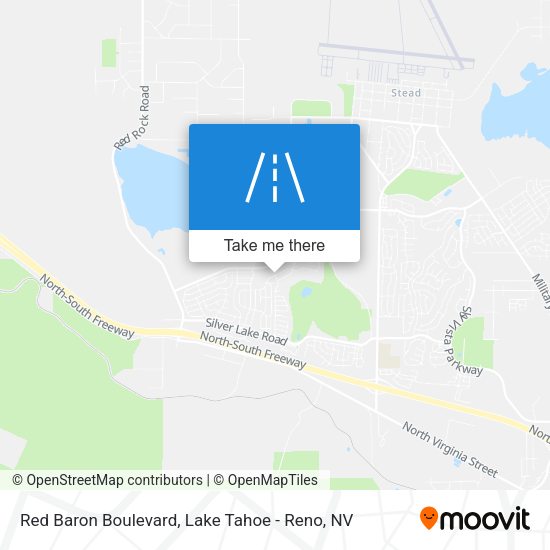 Red Baron Boulevard map