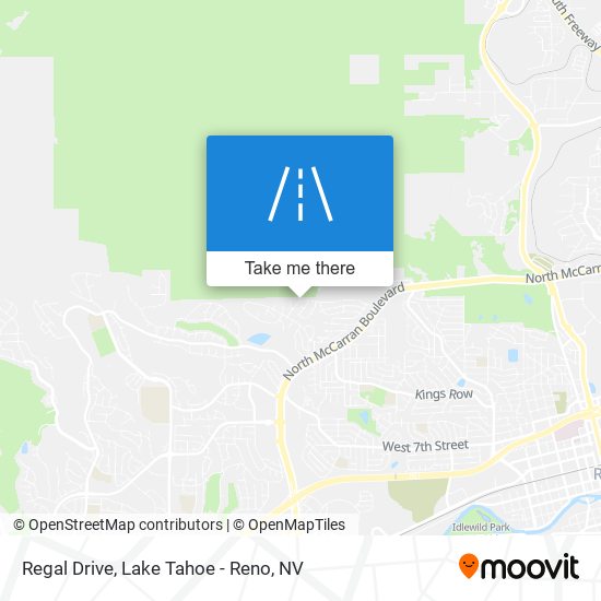 Regal Drive map