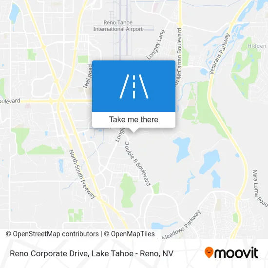 Reno Corporate Drive map