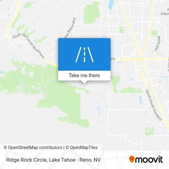 Ridge Rock Circle map