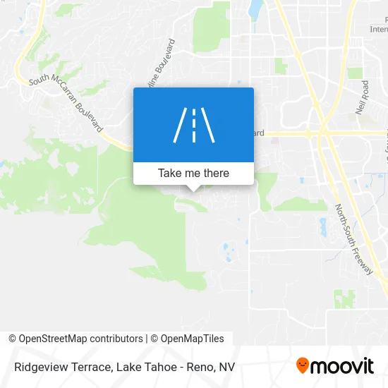 Ridgeview Terrace map