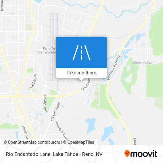 Rio Encantado Lane map