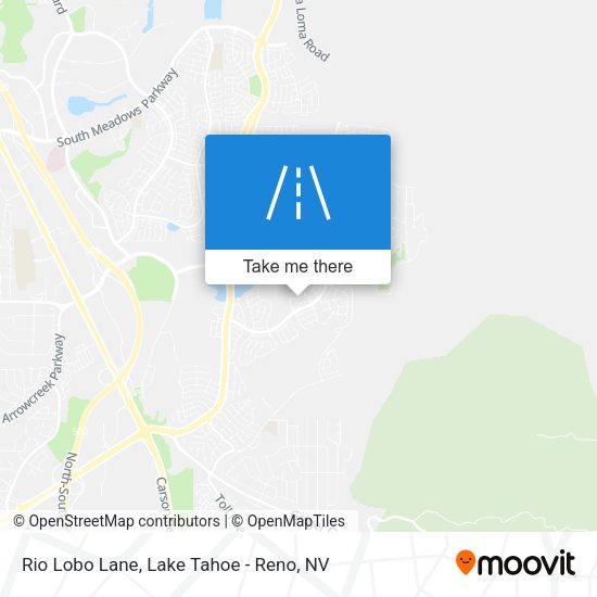 Rio Lobo Lane map