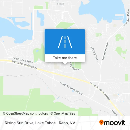 Rising Sun Drive map