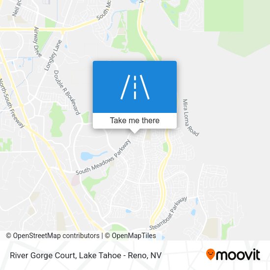 River Gorge Court map