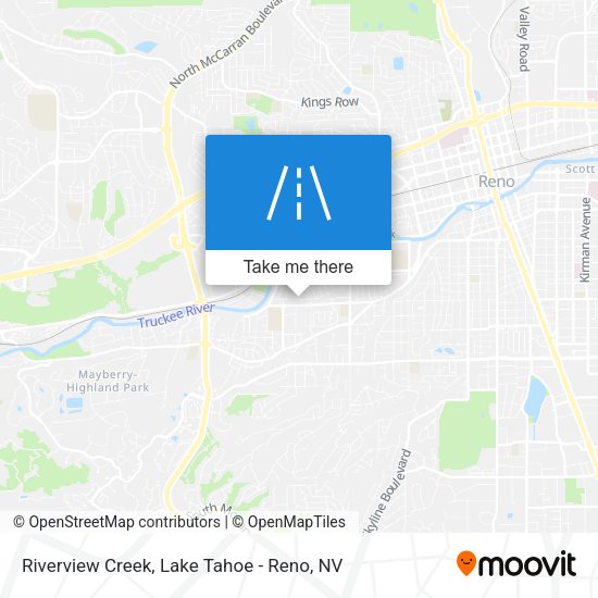 Riverview Creek map