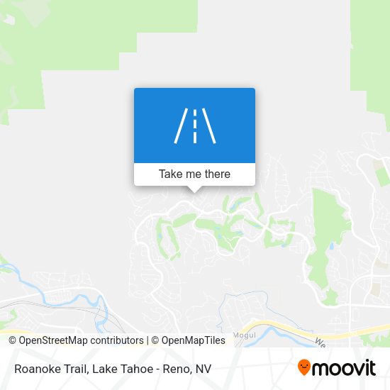 Mapa de Roanoke Trail