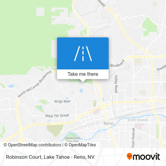 Mapa de Robinson Court
