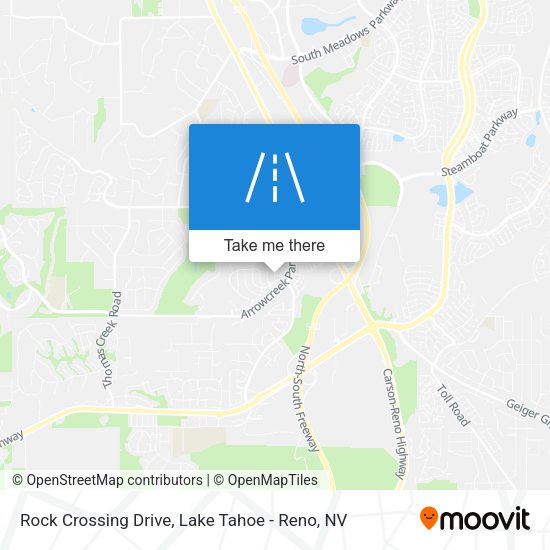 Mapa de Rock Crossing Drive