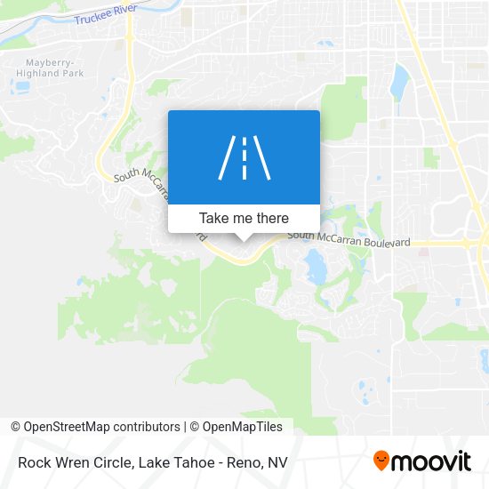 Mapa de Rock Wren Circle