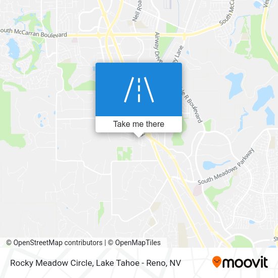 Rocky Meadow Circle map