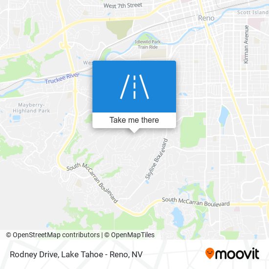 Mapa de Rodney Drive