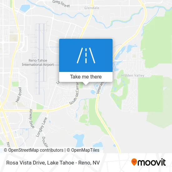 Rosa Vista Drive map