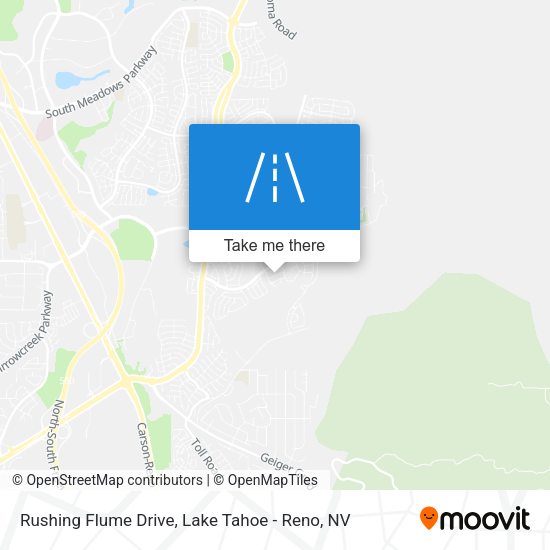 Mapa de Rushing Flume Drive