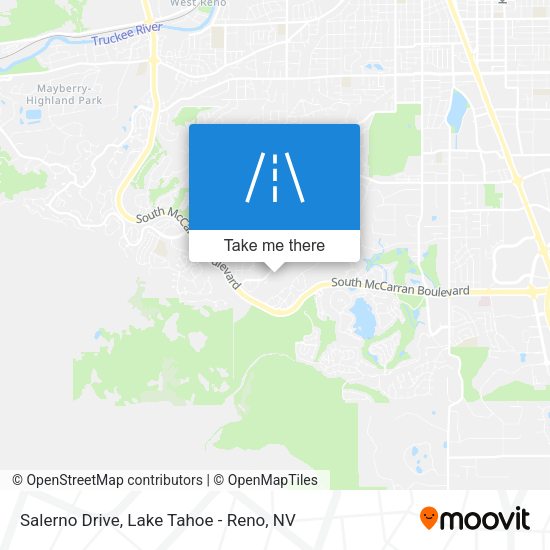 Salerno Drive map