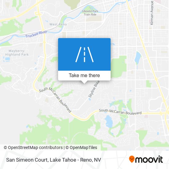 Mapa de San Simeon Court