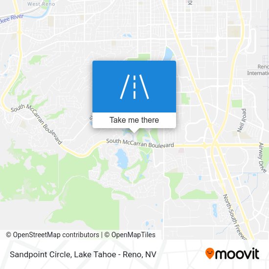 Mapa de Sandpoint Circle