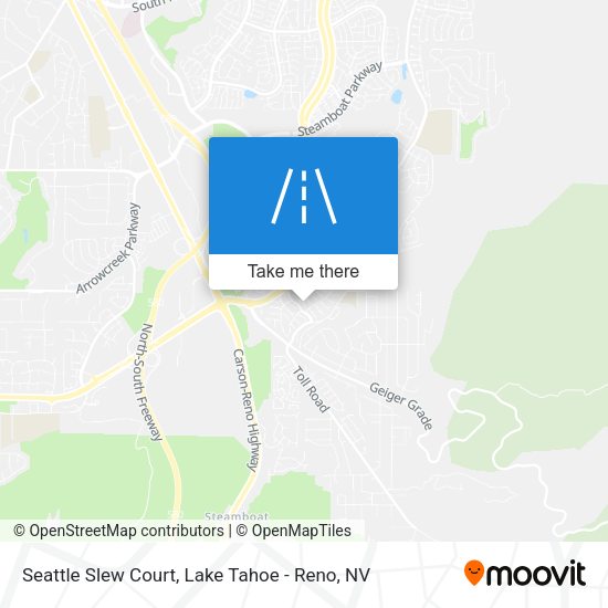 Seattle Slew Court map