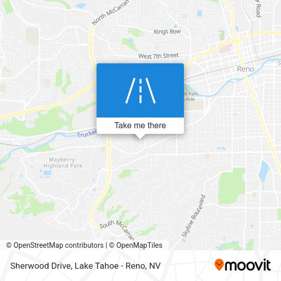 Mapa de Sherwood Drive
