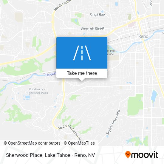 Sherwood Place map
