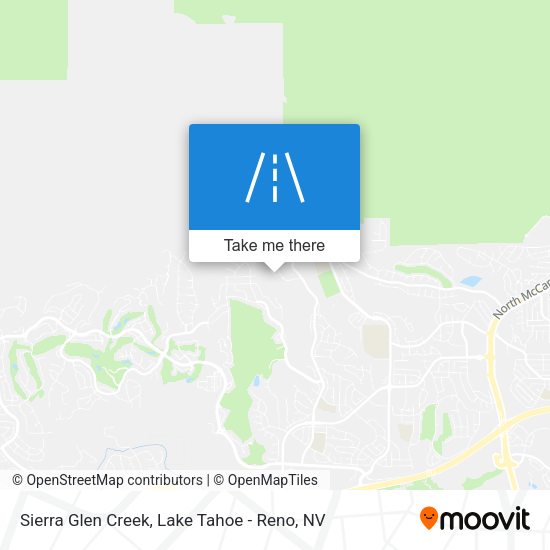 Sierra Glen Creek map