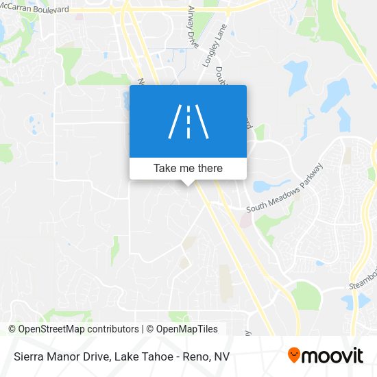Mapa de Sierra Manor Drive