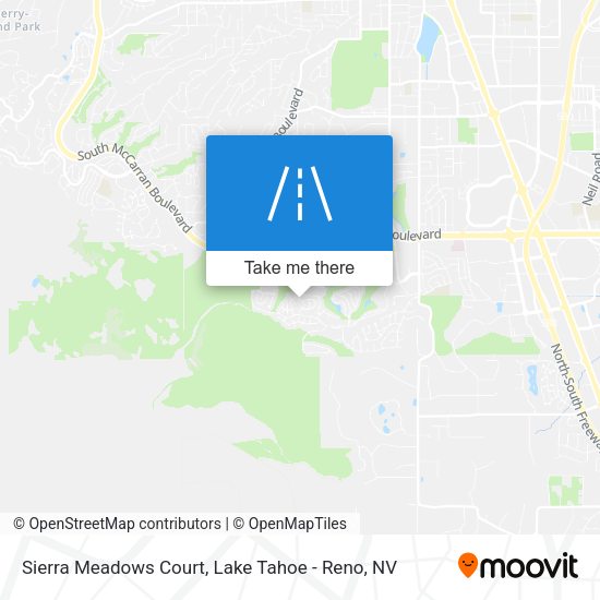 Sierra Meadows Court map