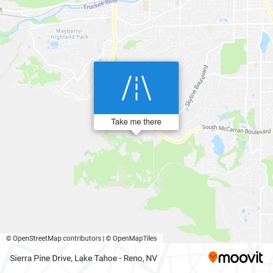 Mapa de Sierra Pine Drive